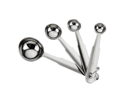 Stainless Steel Piece Measuring Spoon Set with Handle